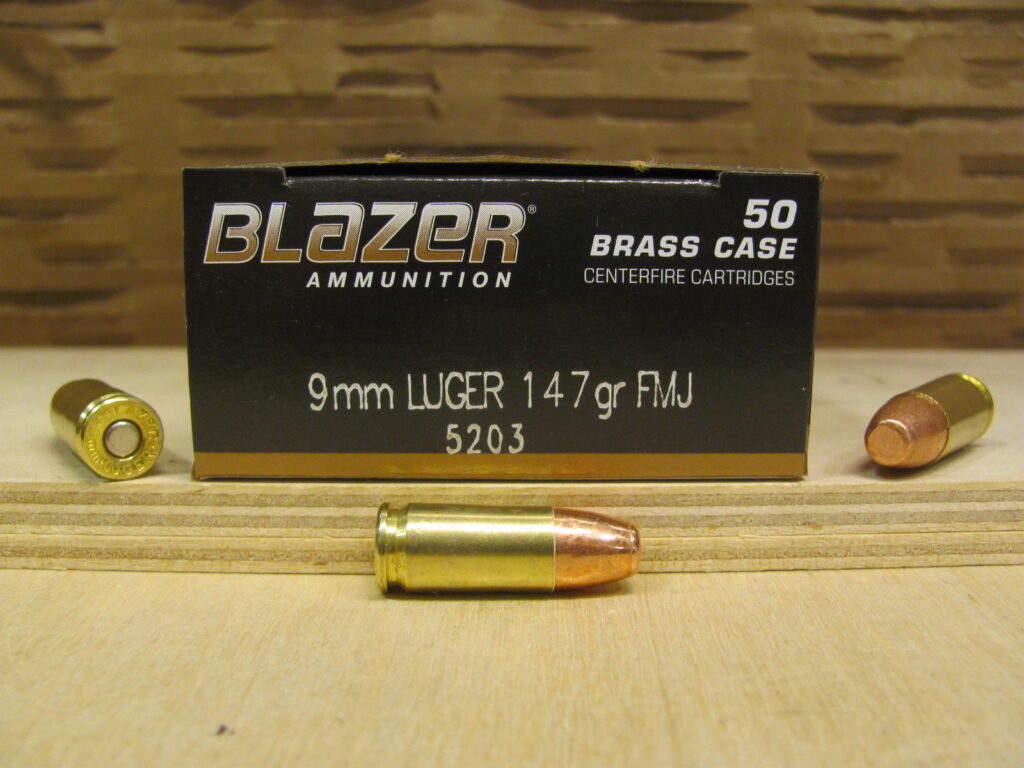 1000 Round Case - 9mm Luger 147 Grain FMJ CCI Blazer Brass Ammo - 5203 - Bulk Ammo For Sale | Cheap Ammunition | SG Ammo