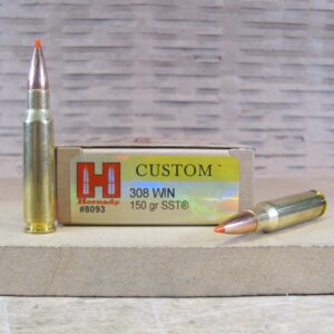 20 Round Box - 308 Win 150 Grain SST Hornady Custom Ammo - 8093