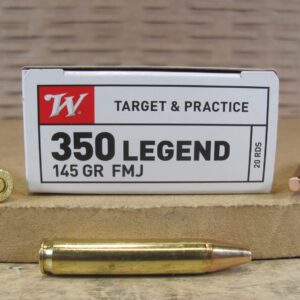20 Round Box - 350 Legend 145 Grain FMJ Winchester Ammo - USA3501