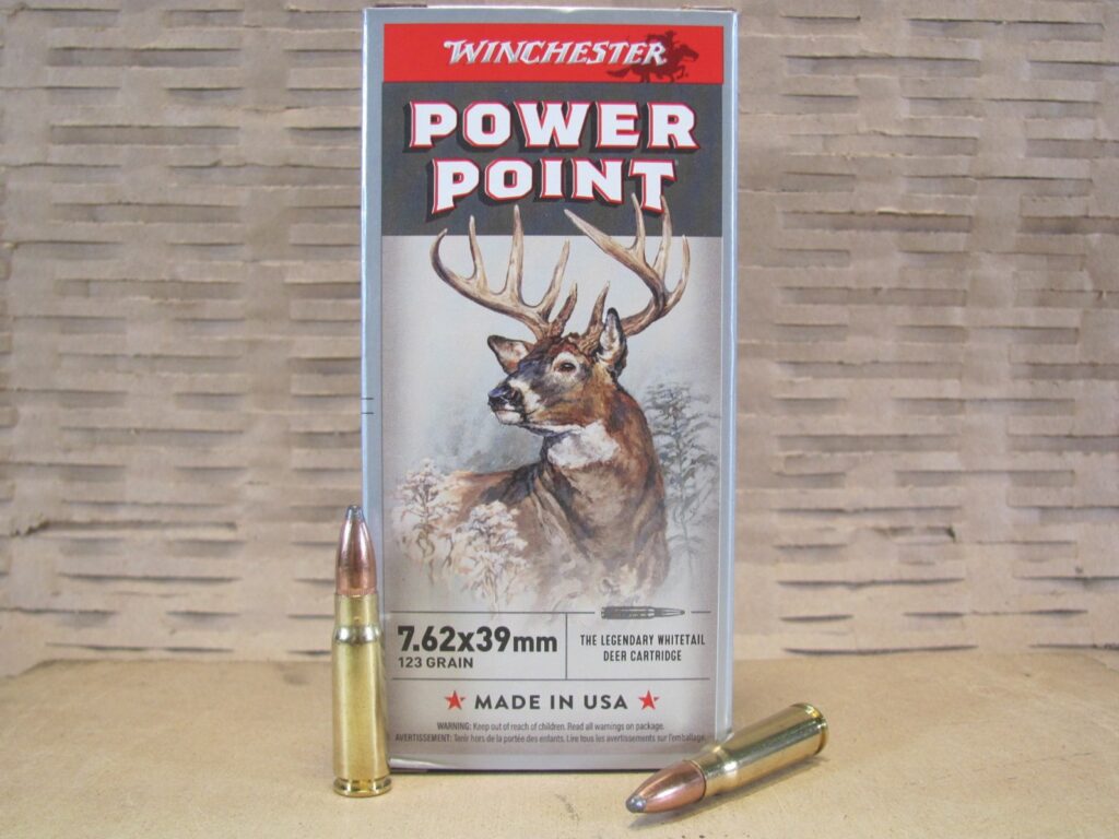 200 Round Case – 7.62×39 123 Grain Power Point Winchester Super X