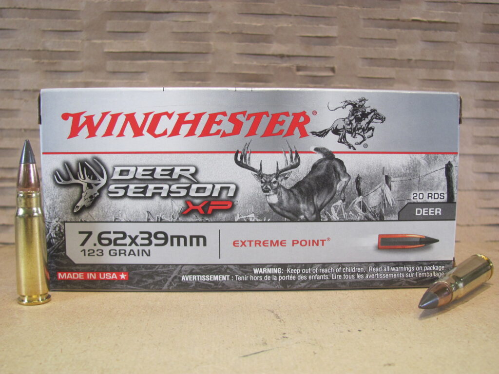 20 Round Box – 7.62×39 123 Grain Winchester Deer Season XP Extreme