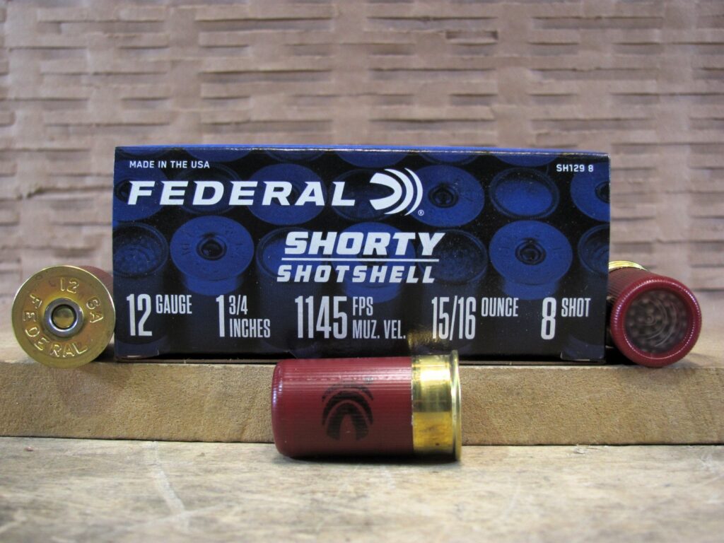 10 Round Box - 12 Gauge 1 3/4 Inch 15/16 Ounce 8 Shot Federal Shorty Shotshell Ammo - SH1298 - Premium Ammo For Sale | In Stock | SG Ammo