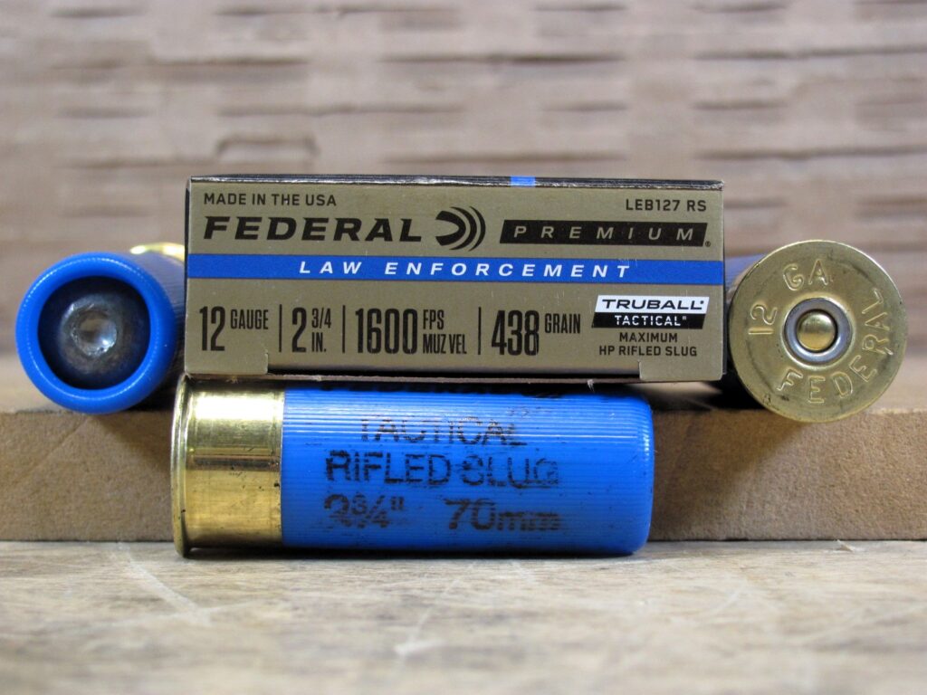 5 Round Box - 12 Gauge Federal Rifled TruBall Slug Tactical Shotgun Ammo - LEB127RS - Premium Ammo For Sale | In Stock | SG Ammo