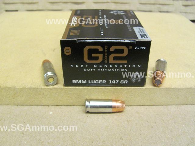 9mm Luger 147 Grain Elastomer Filled Nose Speer Gold Dot G2 Ammo - 24226