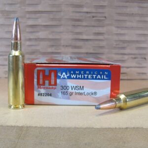 20 Round Box - 300 WSM 165 Grain InterLock Hornady American Whitetail Ammo - 82204