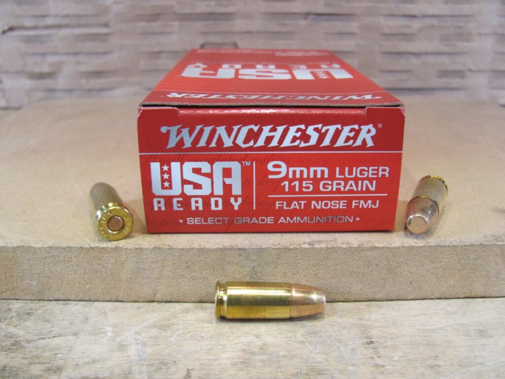 1000 Rounds - 9mm Luger 115 Grain FMJ Winchester Ready - RED9 - Bulk Ammo For Sale | Cheap Ammunition | SG Ammo