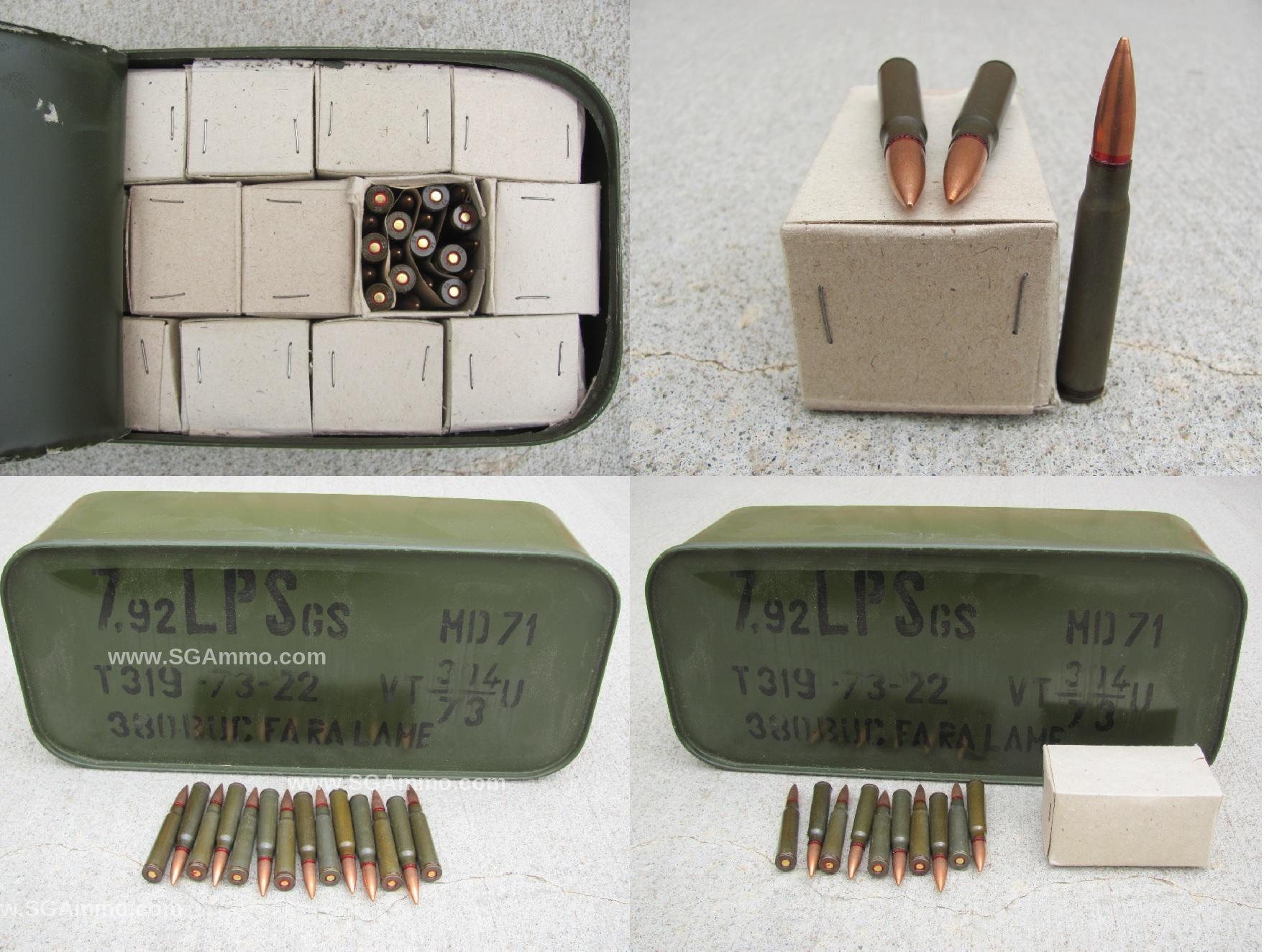 380 Round Spam Can - 154 Grain FMJ Steel Case Ammo Made in Romania