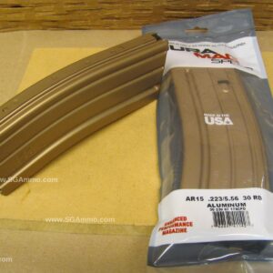 30 Round Mag - AR-15 223 / 5.56mm C-Products Duramag With Bronze Aluminum Body - Anti Tilt Follower