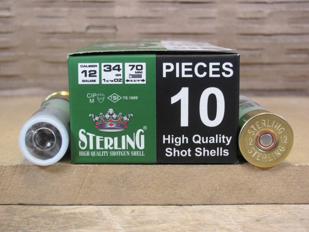 10 Round Box - 12 Gauge 2-3/4 Inch 9 Pellet 00 Buckshot Turkish Ammo Made by Sterling - Premium Ammo For Sale | In Stock | SG Ammo