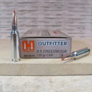 20 Round Box - 6.5 Creedmoor 120 Grain Copper CX Hornady Outfitter Ammo - 814874