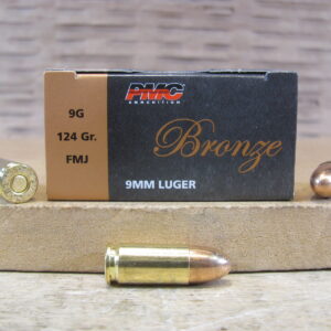 1000 Round Case - 9mm Luger 124 Grain FMJ - PMC Ammo - 9G