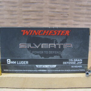 50 Round Box - 9mm Luger 115 Grain Winchester Silver Tip Defense Hollow Point Ammo - W9ST50