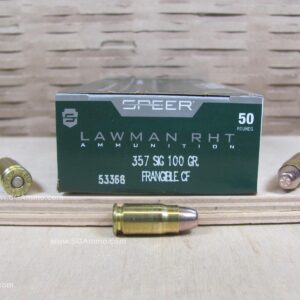 50 Round Box - 357 SIG 100 Grain Frangible CleanFire Speer Ammo - 53368