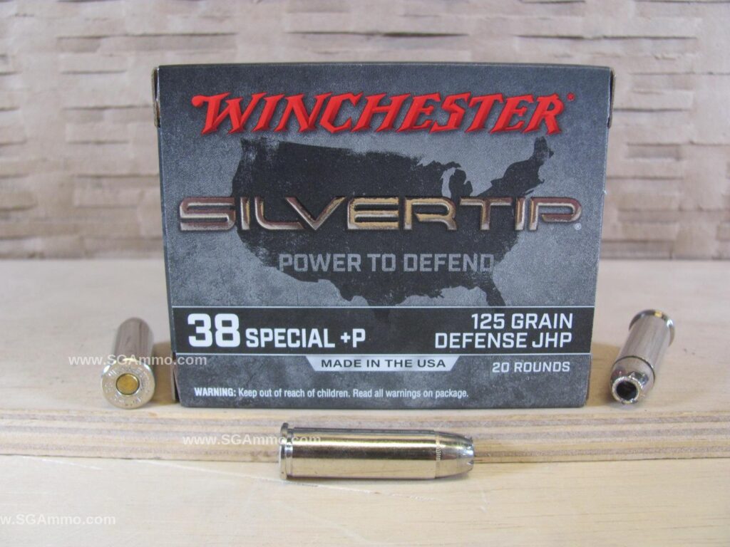 20 Round Box – 38 Special +P 125 Grain Defense JHP Winchester