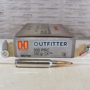 20 Round Box - 300 PRC 190 Grain CX Hornady Outfitter Ammo - 82164
