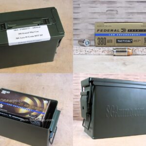 200 Round Can - 380 Auto 99 Grain HST Hollow Point Tactical Federal Ammo - P380HST1 - Packed in Mini Canister