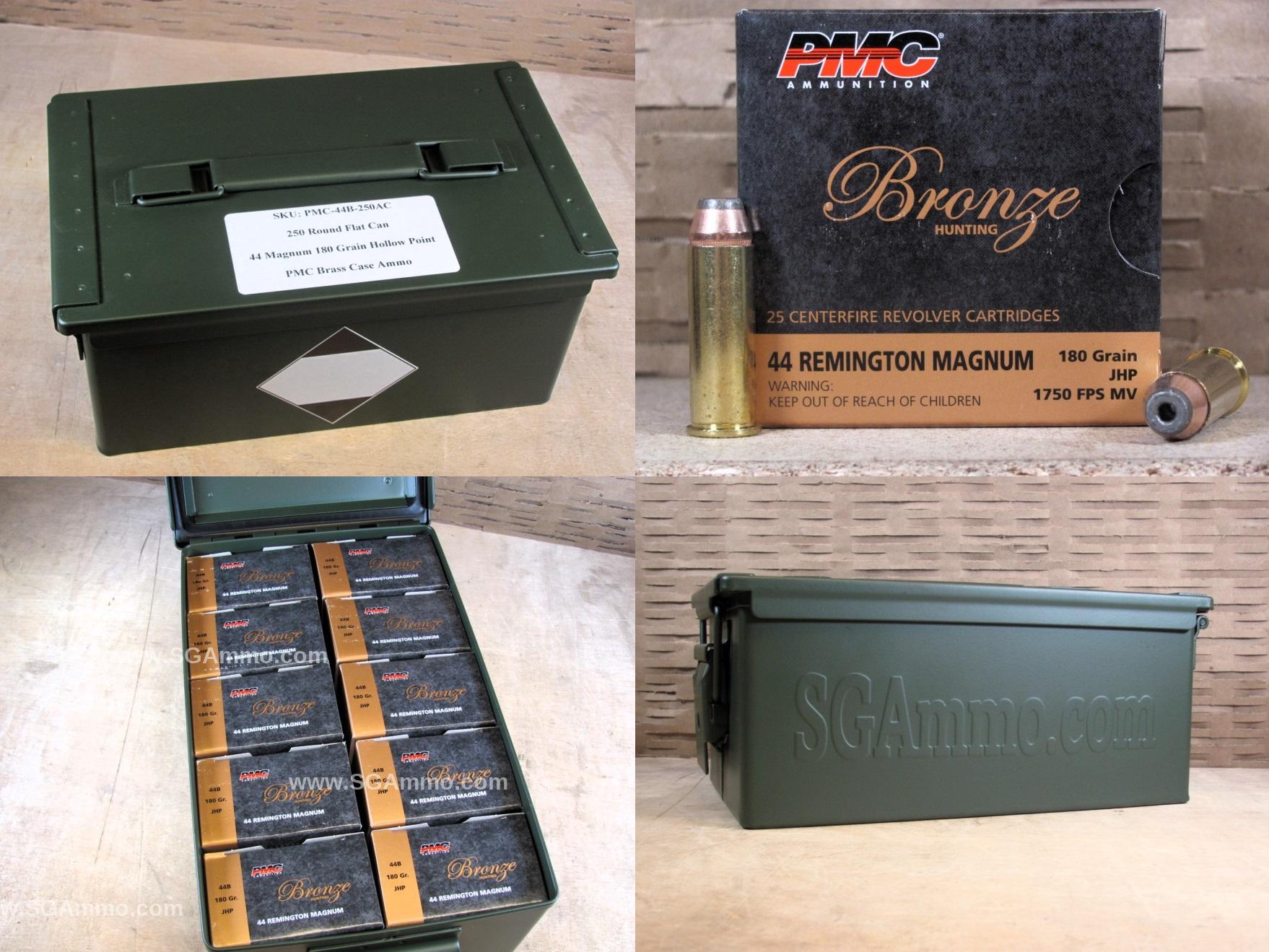 44 Magnum PMC 180 Grain JHP Ammo - 44B