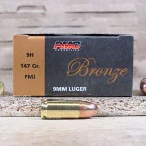 1000 Round Case - 9mm Luger 147 Grain FMJ PMC Ammo - 9H