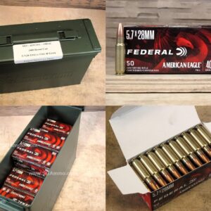 5.7x28 40 Grain TMJ or FMJ Federal Ammo - AE5728A