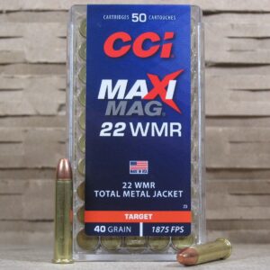500 Round Brick - CCI 22 Magnum Maxi-Mag 40 Grain Total Metal Jacket Ammo - 0023
