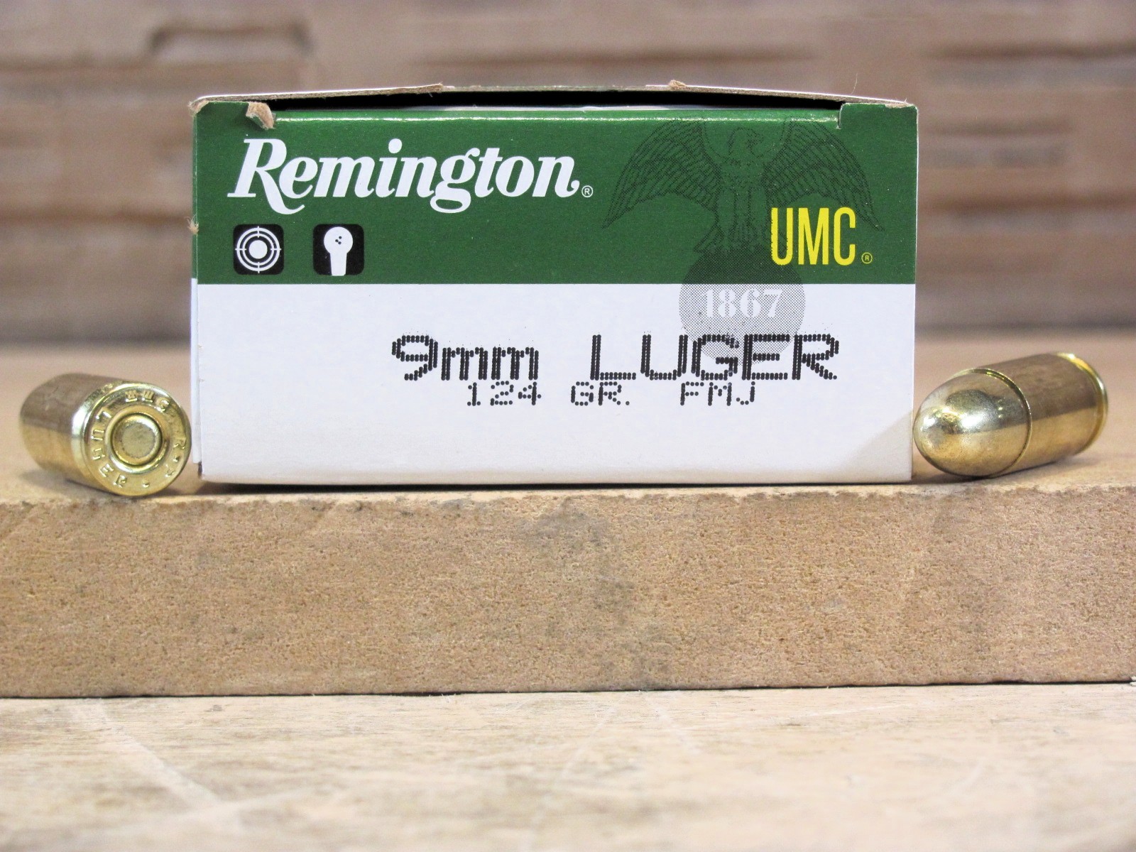 1000 Rounds - 9mm Luger 124 Grain FMJ Remington UMC Ammo - L9MM2
