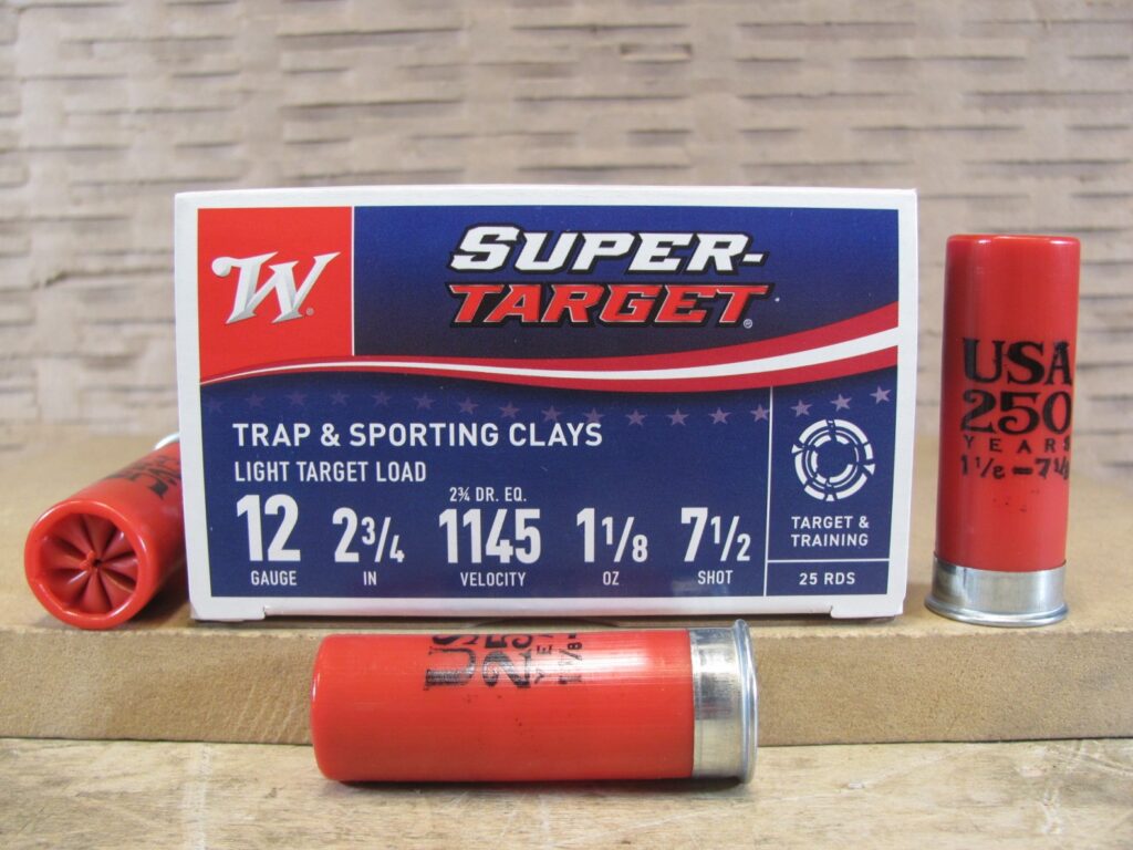 250 Round Case - 12 Gauge 2.75 Inch 1 1/8 Oz Number 7.5 Shot Winchester Ammo - TRGT127 - Bulk Ammo For Sale | Cheap Ammunition | SG Ammo