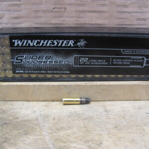 100 Round Box - 22 LR Winchester Super Suppressed 45 Grain Subsonic Ammo - SUP22LR