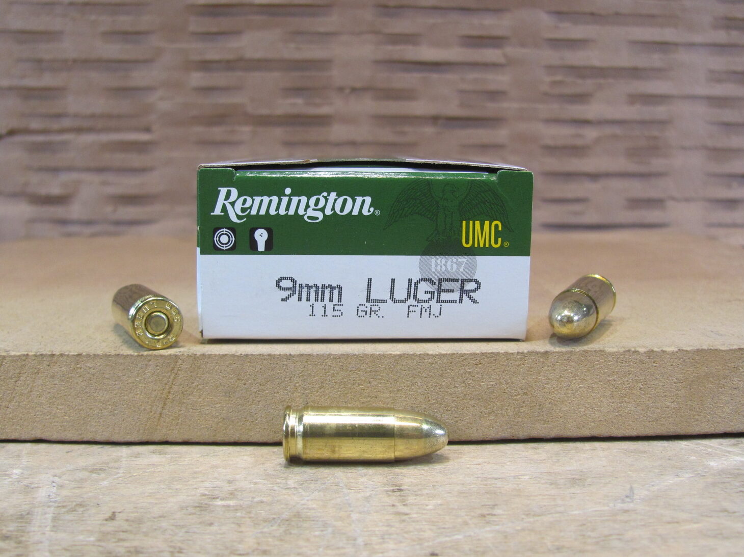 1000 Rounds - 9mm Luger 115 grain FMJ Remington UMC Ammo - L9MM3