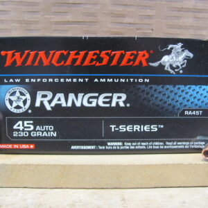 50 Round Box - 45 Auto 230 Grain Winchester Ranger T-series Hollow Point Ammo - RA45T