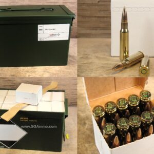 560 Round Canister - 7.62x51mm 150 Grain FMJ Swiss Military Ball Ammo Made in Switzerland by Saltech