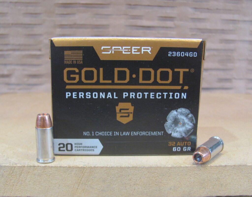 ammo CD 6点。限定 CD含む。 200 Round Case – 32 Auto 60 Grain GDHP Speer Gold Dot Hollow Point