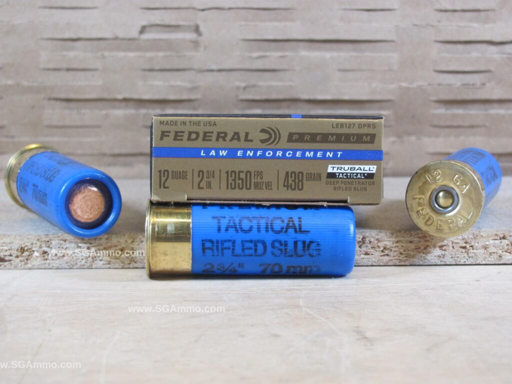 5 Round Box - 12 Gauge 2.75 Inch 1 oz Federal Truball Deep Penetrator Rifled Slug Ammo - LEB127DPRS - Premium Ammo For Sale | In Stock | SG Ammo