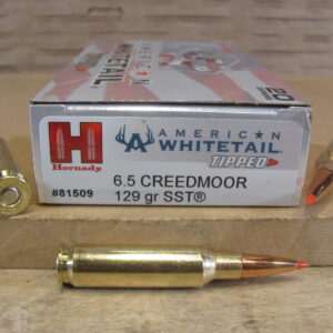 20 Round Box - 6.5 Creedmoor 129 Grain SST Tipped Hornady Ammo - 81509