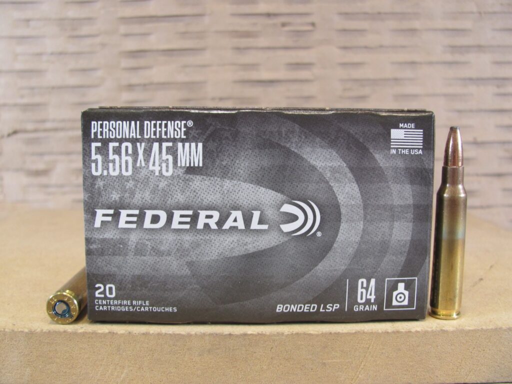 20 Round Box – 5.56 x 45mm 64 Grain Bonded LSP Federal Personal