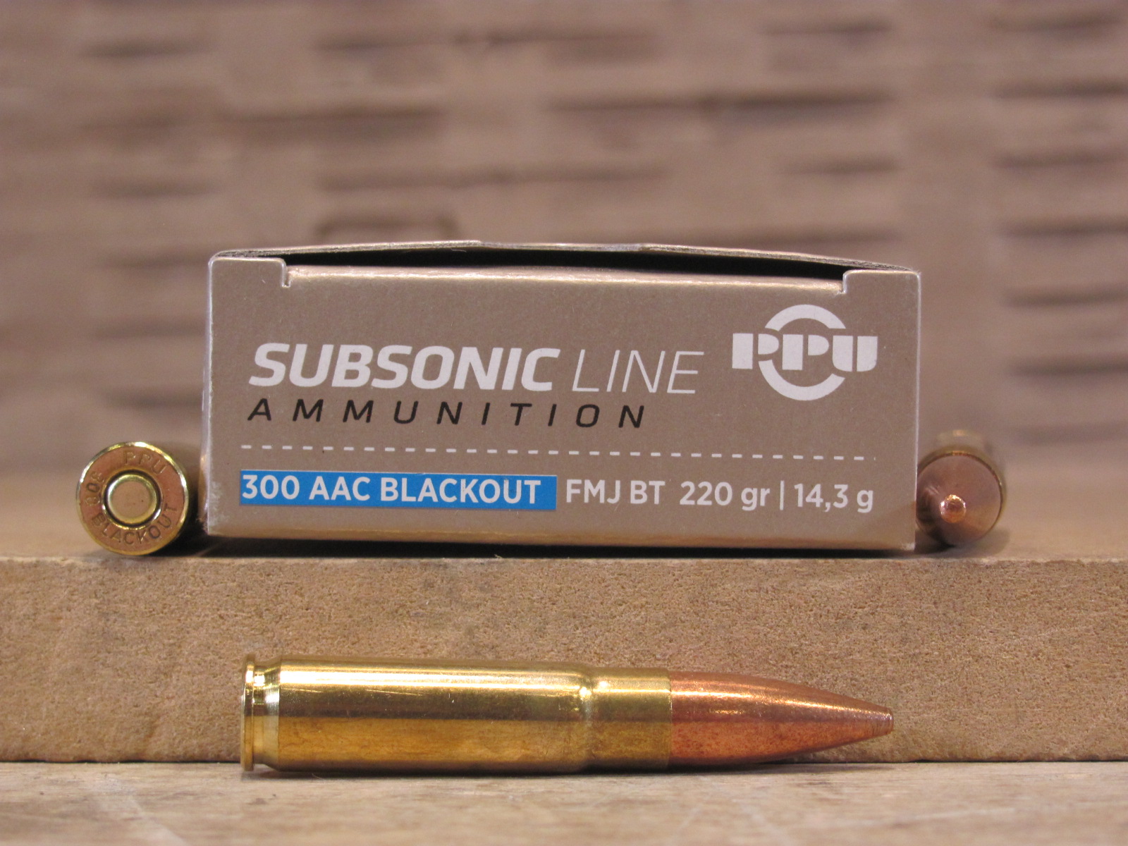 OLD STOCK - 1000 Round Case - 300 Blackout 220 Grain FMJ Subsonic Prvi Partizan Ammo - 2020 MFG - READ DESCRIPTION