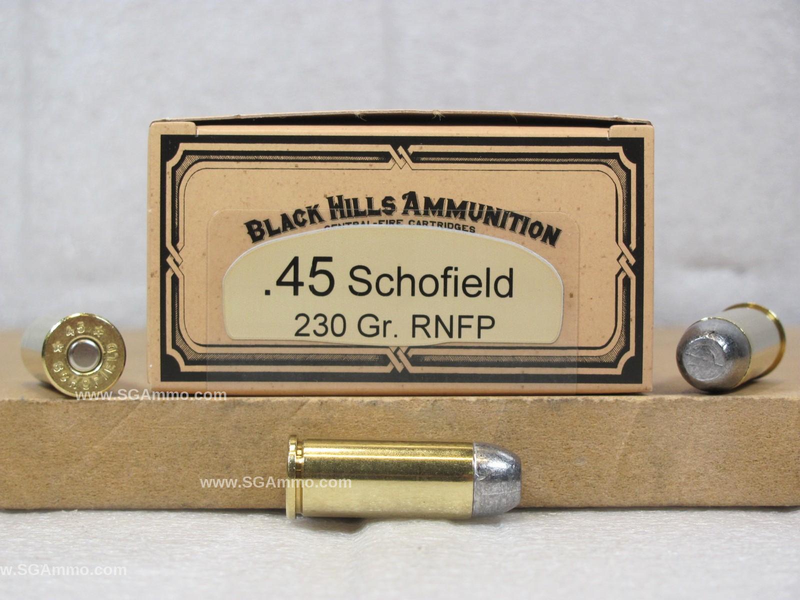 45 Schofield Ammo ammunition